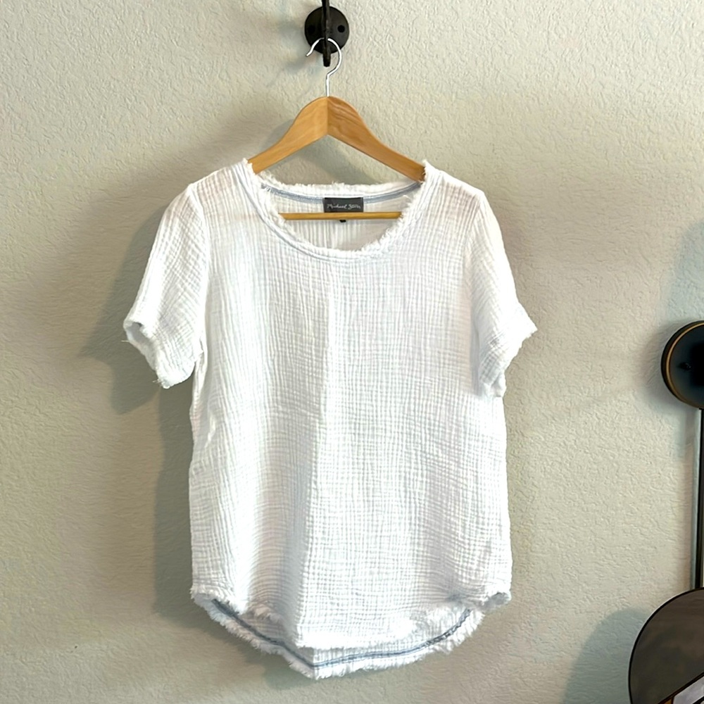 Michael stars gauze shirt